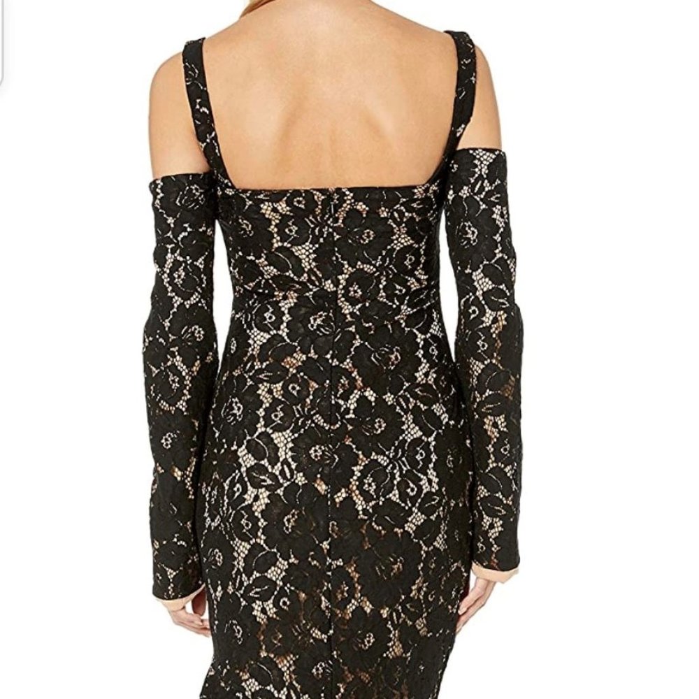 NWT MINKPINK Womens Marseille Lace Cold Shoulder Dress